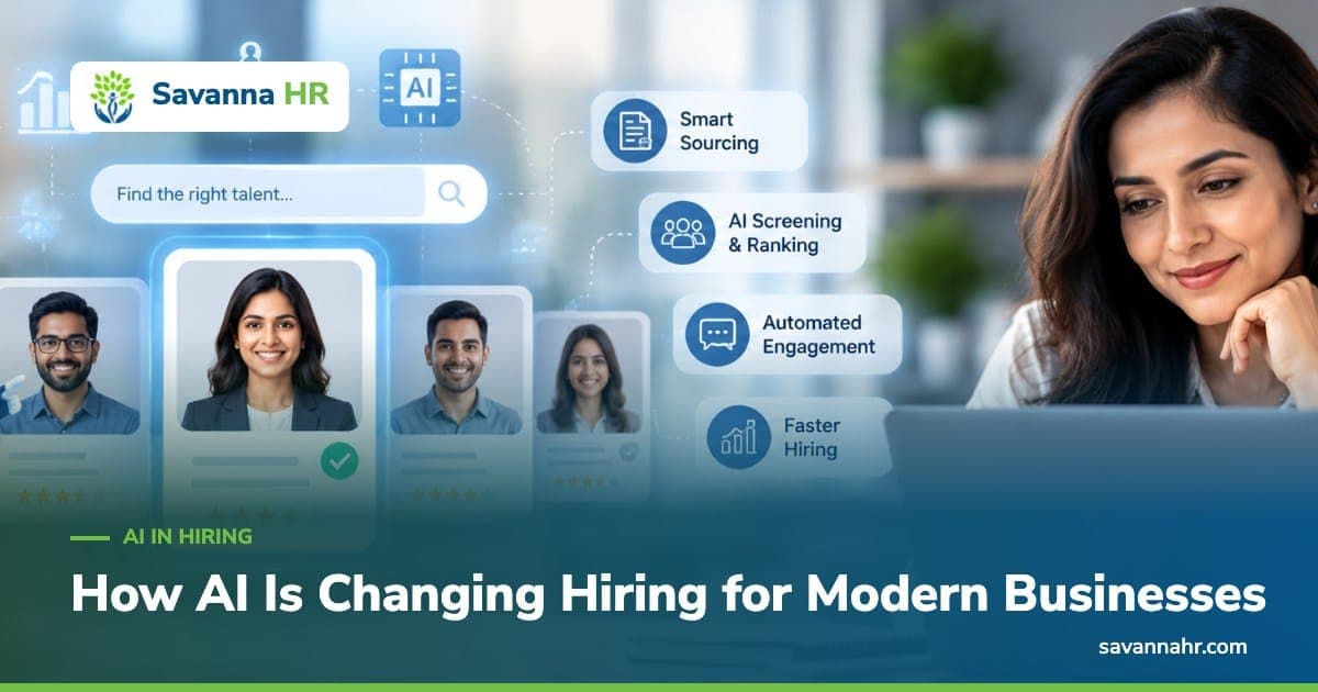 How AI is changing hiring – Savanna HR