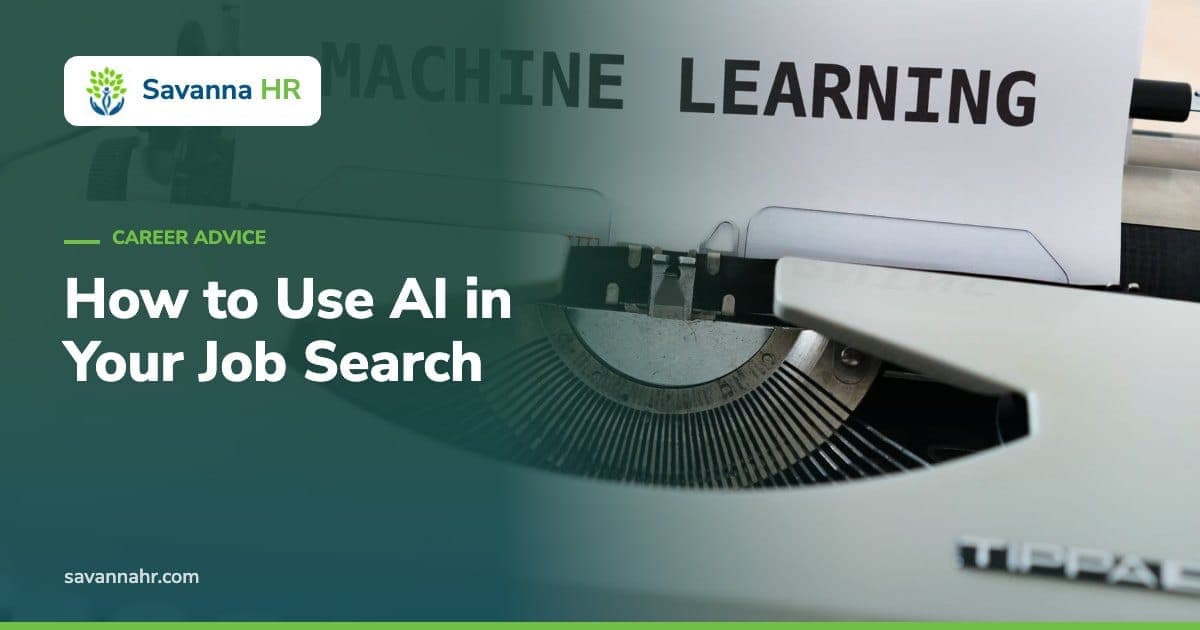 How to Use AI in Your Job Search – Savanna HR