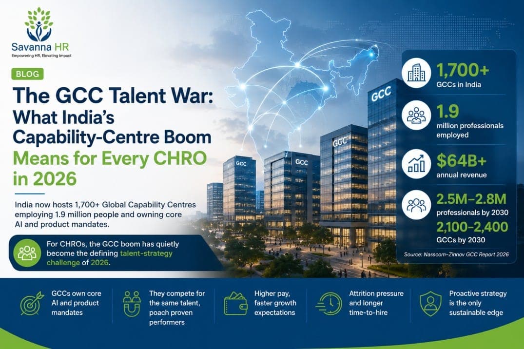 The GCC Talent War: What India's Capability-Centre Boom Means for Every CHRO in 2026