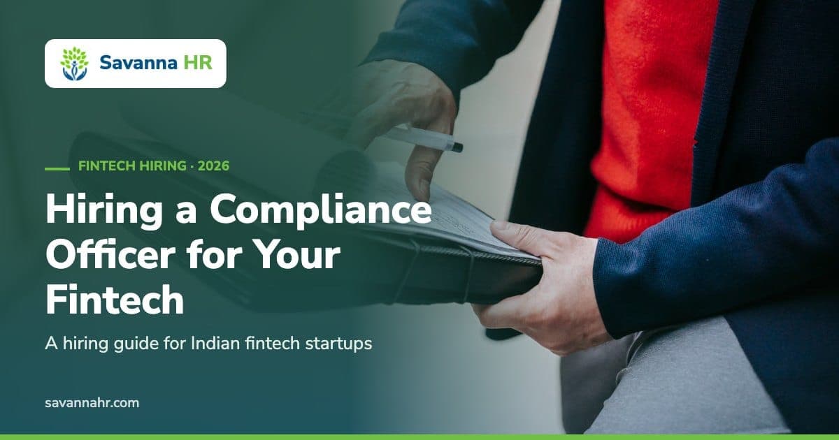 Hiring a Compliance Officer for Your Fintech – Savanna HR
