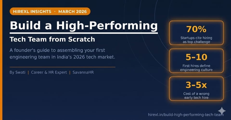 How to Build a High-Performing Tech Team from Scratch: A Founder's Guide for Indian Startups